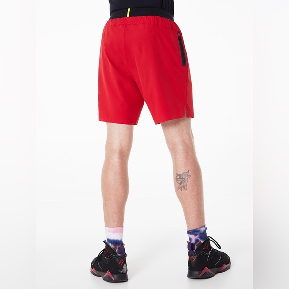 Yellow by Soulcycle Men’s Speed 8” Shorts in Red - Picture 9 of 9